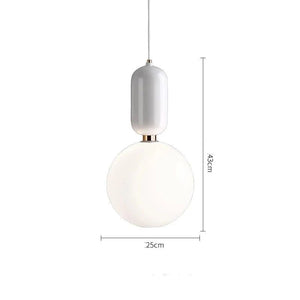 Glass Ball Pendant Light - Illuminate Your Space with Elegance-Pendant Lights