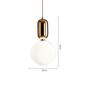 Glass Ball Pendant Light - Illuminate Your Space with Elegance-Pendant Lights