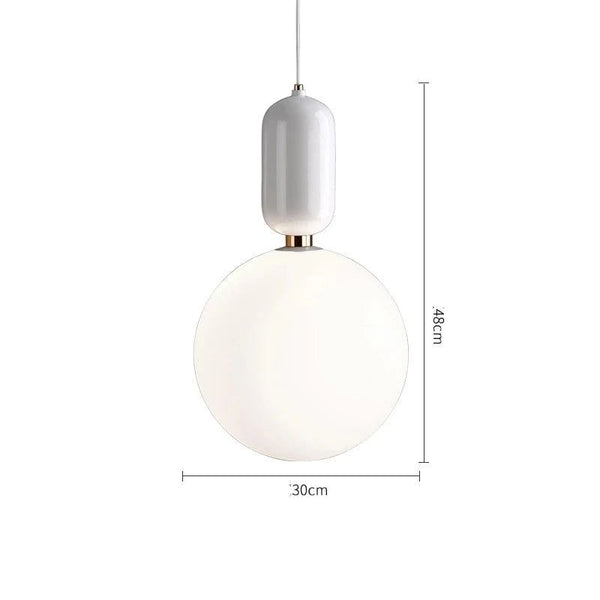 Glass Ball Pendant Light - Illuminate Your Space with Elegance-Pendant Lights
