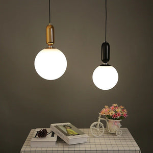 Glass Ball Pendant Light - Illuminate Your Space with Elegance-Pendant Lights