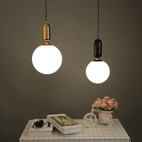 Glass Ball Pendant Light - Illuminate Your Space with Elegance-Pendant Lights