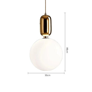 Glass Ball Pendant Light - Illuminate Your Space with Elegance-Pendant Lights