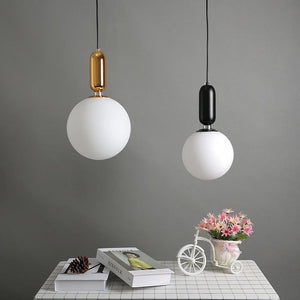 Glass Ball Pendant Light - Illuminate Your Space with Elegance-Pendant Lights