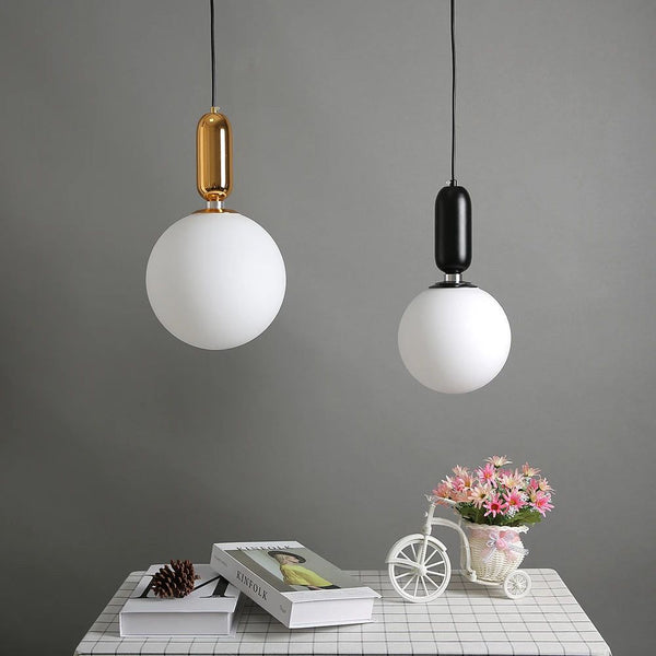 Glass Ball Pendant Light - Illuminate Your Space with Elegance-Pendant Lights