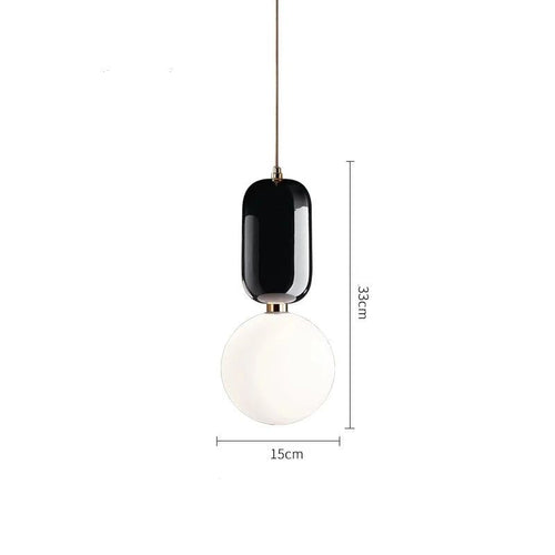 Glass Ball Pendant Light - Illuminate Your Space with Elegance-Pendant Lights