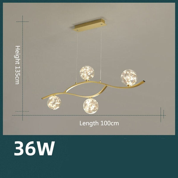 Glass Ball Pendant Light – Illuminate with Grace-Kitchen Island