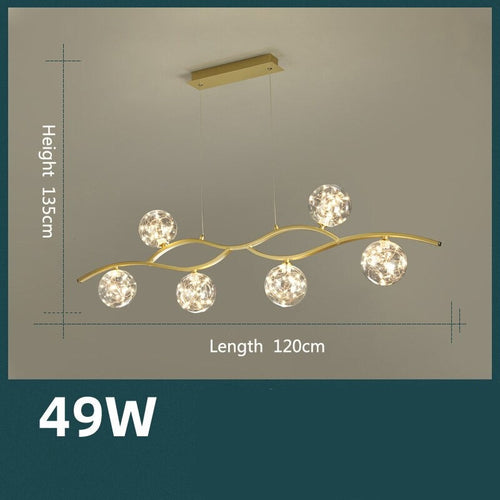 Glass Ball Pendant Light – Illuminate with Grace-Kitchen Island