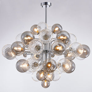 Glass Balls Chandelier: Exquisite Lighting Fixture-Ceiling Chandelier