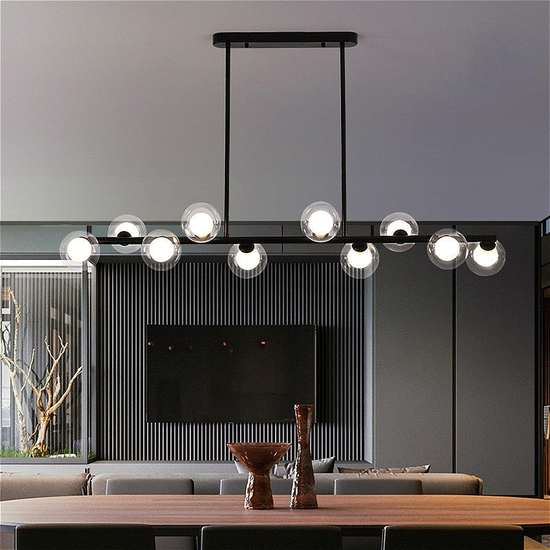 Glass Balls Chandelier: Find Exquisite Lighting Fixtures-Kitchen Island