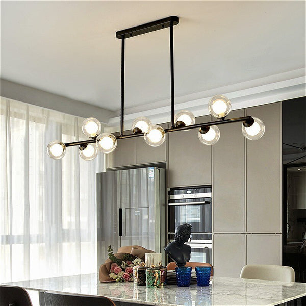 Glass Balls Chandelier: Find Exquisite Lighting Fixtures-Kitchen Island