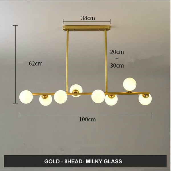 Glass Balls Chandelier: Find Exquisite Lighting Fixtures-Kitchen Island