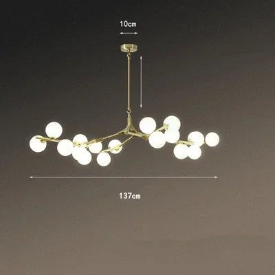 Glass Balls Chandelier - Handcrafted Beauty and Elegance-Ceiling Chandelier