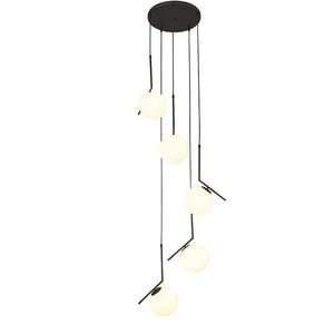Glass Balls Chandelier - Stylish Lighting Fixtures-Staircase Chandelier