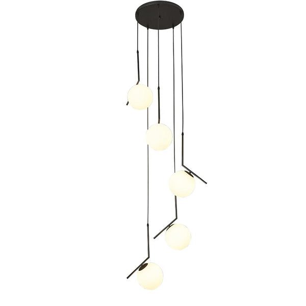 Glass Balls Chandelier - Stylish Lighting Fixtures-Staircase Chandelier
