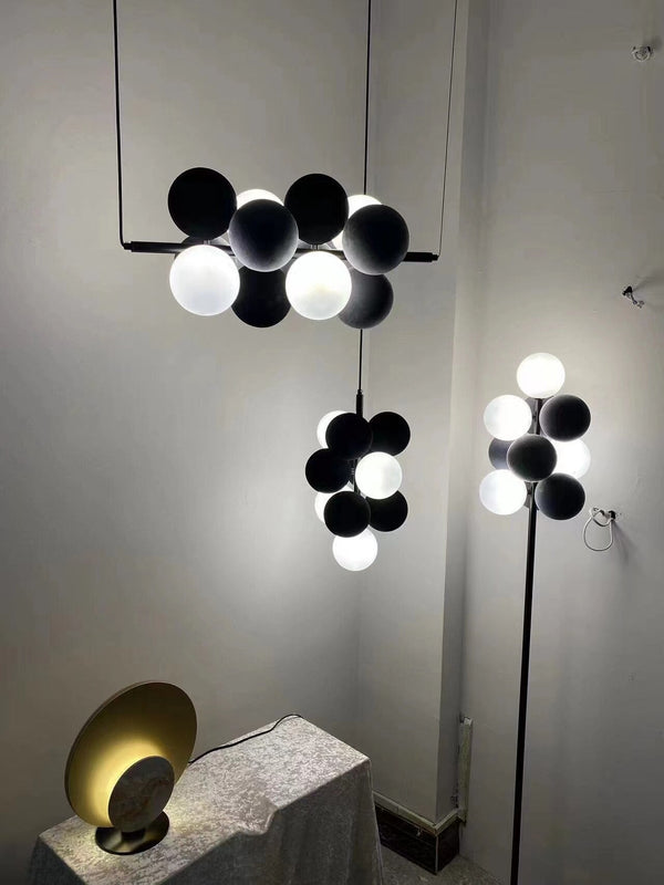 Glass Balls Chandeliers: Stunning Grapes Lighting Fixtures-Pendant Lights