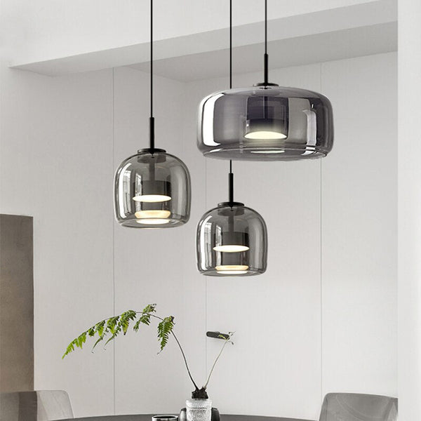 Glass LED Pendant Hanging Lamp For Dining Room-Pendant Lights