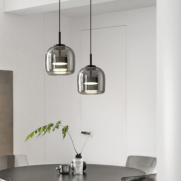 Glass LED Pendant Hanging Lamp For Dining Room-Pendant Lights