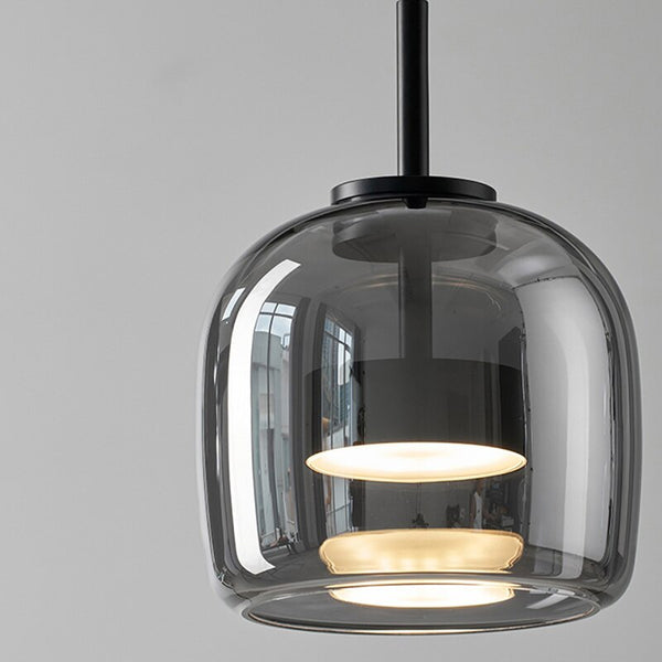 Glass LED Pendant Hanging Lamp For Dining Room-Pendant Lights