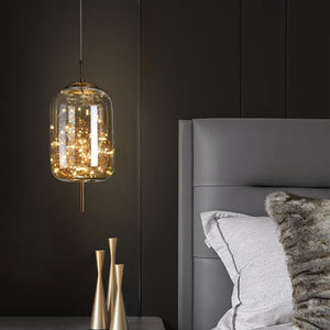 Glass Net Long Line Pendant Chandelier Lights-Pendant Lights