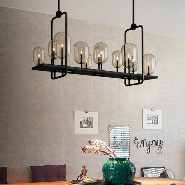 Glass Trees Chandelier: Transform Any Space with Grace-Kitchen Island