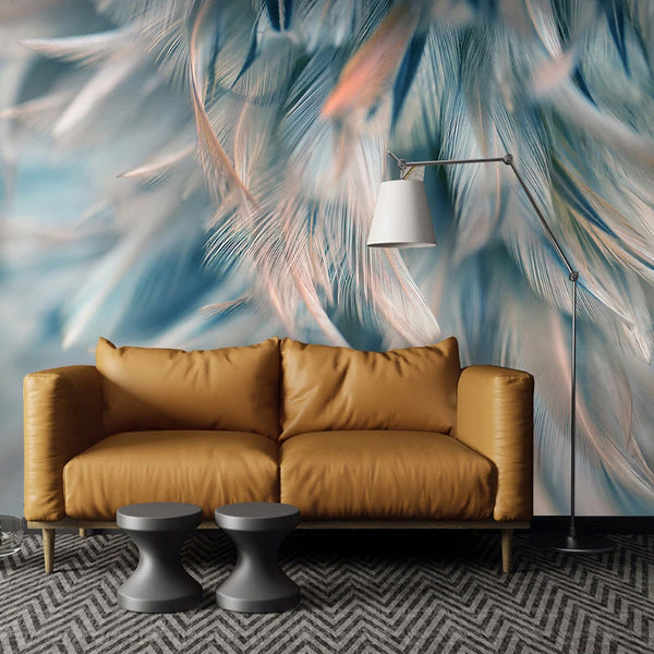 Glaze the leaf Wallpaper Murals - Transform Your Space-Flower & Leaf Wallpaper