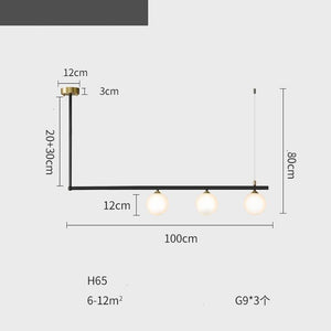 Globe Chandelier: Elegant Lighting for a Striking Ambiance-Kitchen Island