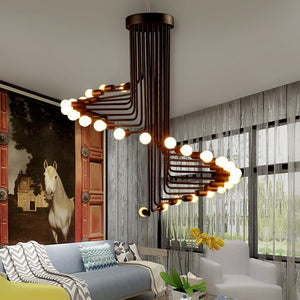 Globe Chandelier: Stunning Lighting Fixture-Staircase Chandelier