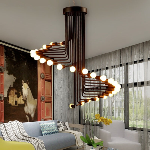 Globe Chandelier: Stunning Lighting Fixture-Staircase Chandelier