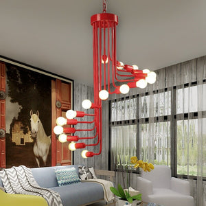 Globe Chandelier: Stunning Lighting Fixture-Staircase Chandelier