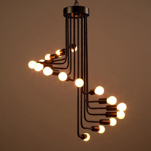Globe Chandelier: Stunning Lighting Fixture-Staircase Chandelier