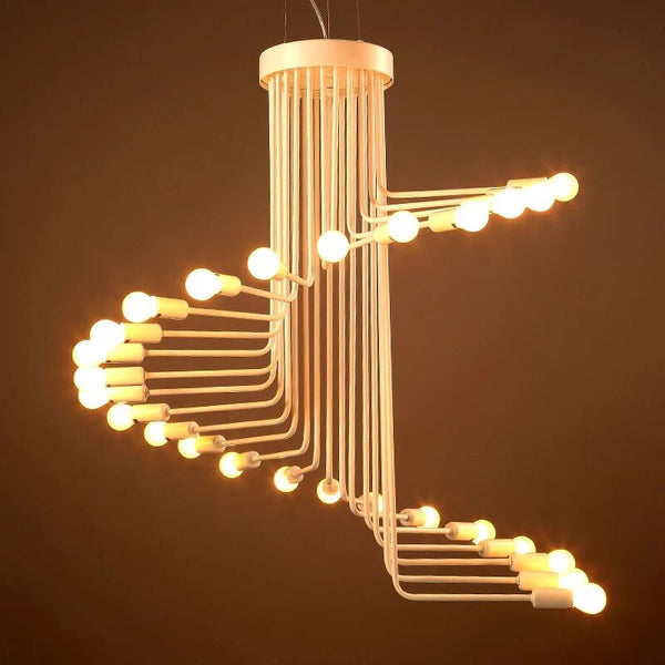 Globe Chandelier: Stunning Lighting Fixture-Staircase Chandelier