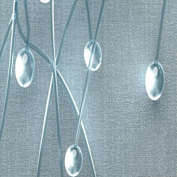 Glow Particles Wallpaper Mural: Elevate Your Décor-Geometric Shapes Wallpaper