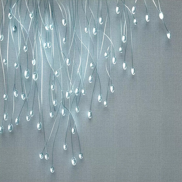 Glow Particles Wallpaper Mural: Elevate Your Décor-Geometric Shapes Wallpaper