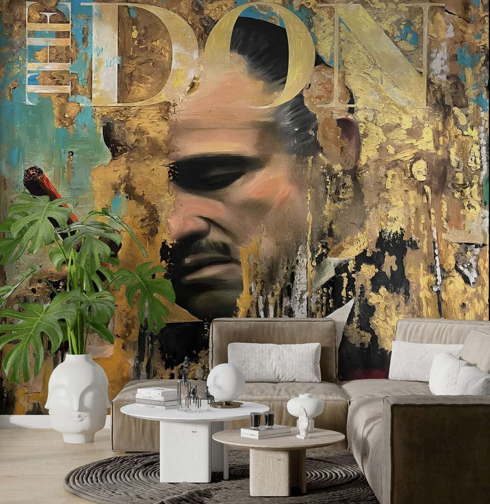 Godfather Iconic Movie Wallpaper Mural – Wall Decor-Premium Wallpapers