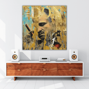 Godfather The Don Canvas Wall Art-Scarface Wall Poster