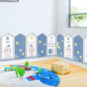 Goodnight Stars Kids Wall Padded Safety Cushions-Anti Collision Padded Wall Stickers