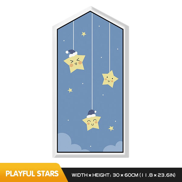 Goodnight Stars Kids Wall Padded Safety Cushions-Anti Collision Padded Wall Stickers