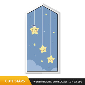 Goodnight Stars Kids Wall Padded Safety Cushions-Anti Collision Padded Wall Stickers