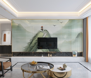 Green Hill Wallpaper Murals: Revitalize Your Space-Flower & Leaf Wallpaper