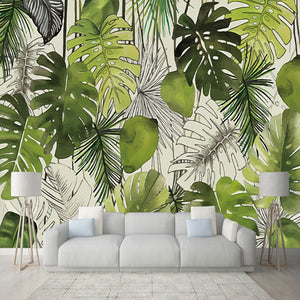 Green Society Wallpaper - Transform Your Space-Flower & Leaf Wallpaper