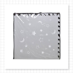 Grey Moon &amp; Star Puzzle Mat Tiles – Soft Foam Interlocking Baby Play Mat-Toddler Play Mats
