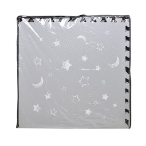 Grey Moon &amp; Star Puzzle Mat Tiles – Soft Foam Interlocking Baby Play Mat-Toddler Play Mats