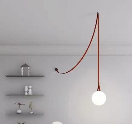 Hanging Belt Globes Chandelier-Staircase Chandelier