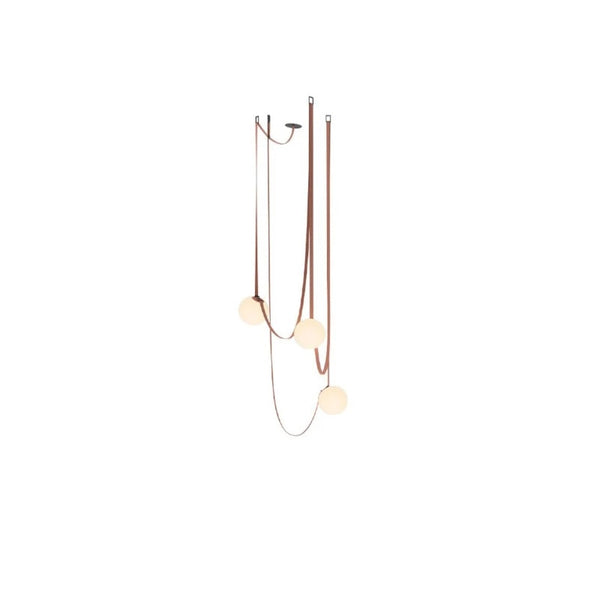 Hanging Belt Globes Chandelier-Staircase Chandelier