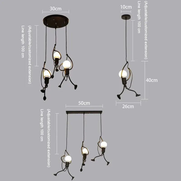 Hangman Pendant Lamp – Illuminate Your Space-Kids Room Nursery Lighting