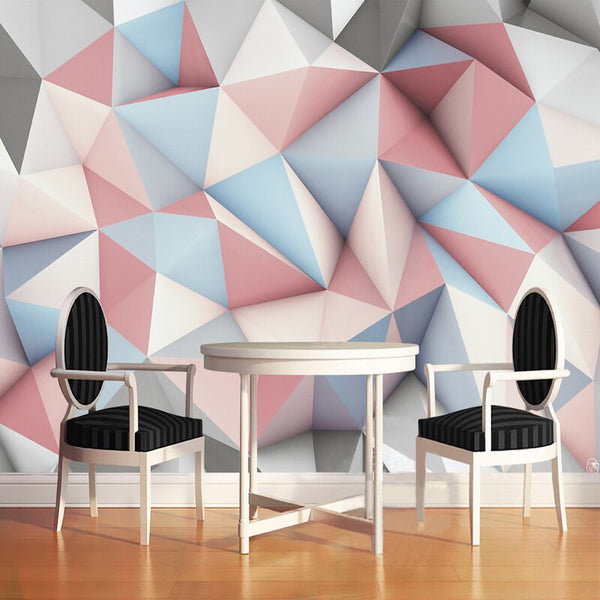 Harmonic Fusion: Geometric Shapes Wallpaper-Geometric Shapes Wallpaper