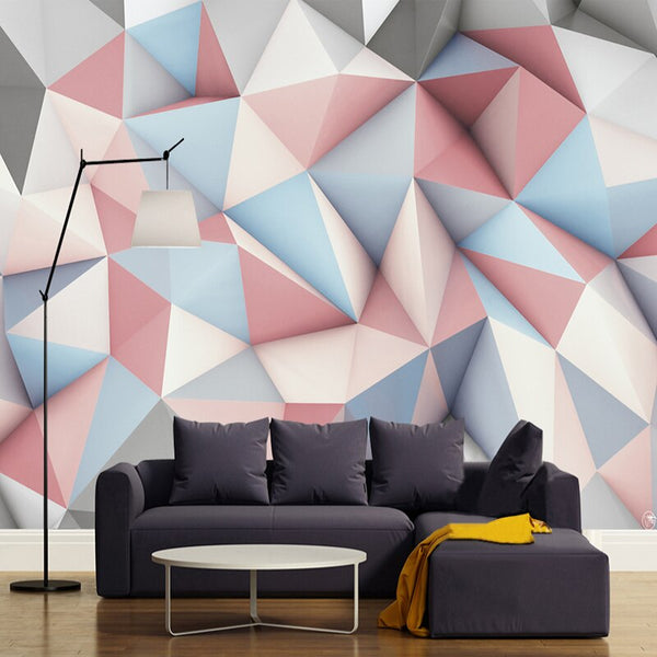 Harmonic Fusion: Geometric Shapes Wallpaper-Geometric Shapes Wallpaper