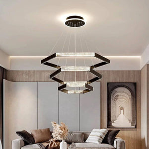 Hexa Chamber Living Room Chandelier-Ceiling Chandelier