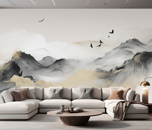 Hilly Mountains Wallpaper Murals-Mountain Wallpaper