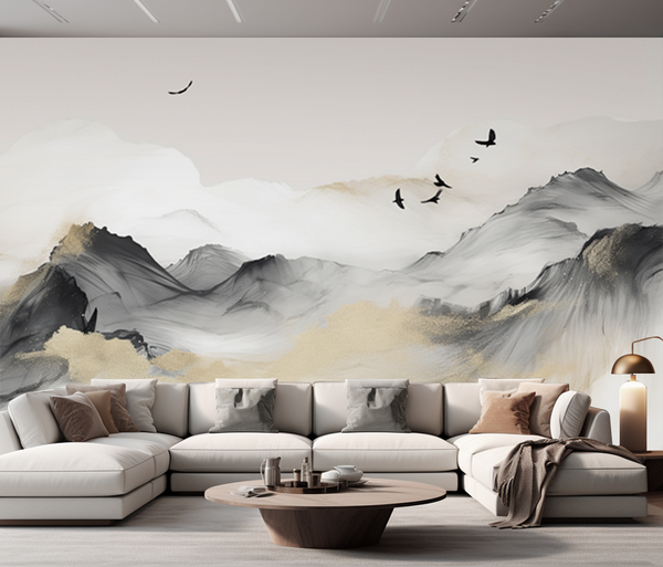Hilly Mountains Wallpaper Murals-Mountain Wallpaper